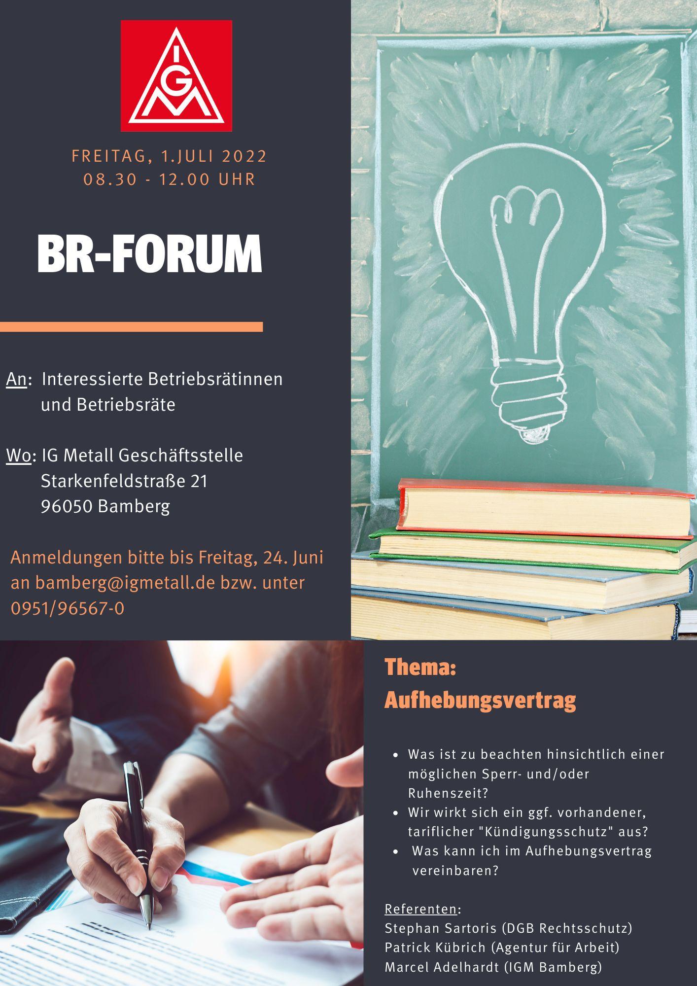 Einladung BR-Forum