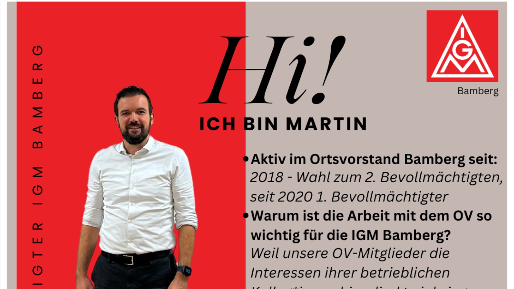 1. Bevollmächtigter IG Metall Bamberg