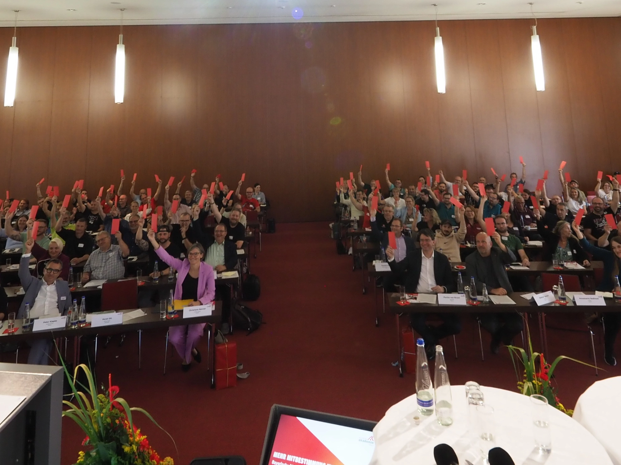 Betriebsräte-Konferenz Bayern am 29. September 2023 in Bad Gögging beschließt Resolution für mehr Mitbestimmung.