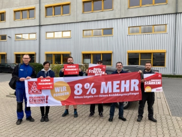 1. Warnstreikwoche erfolgreich!
