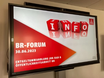 BR-Forum Job-Rad & Öffentlichkeitsarbeit 30.06.2023