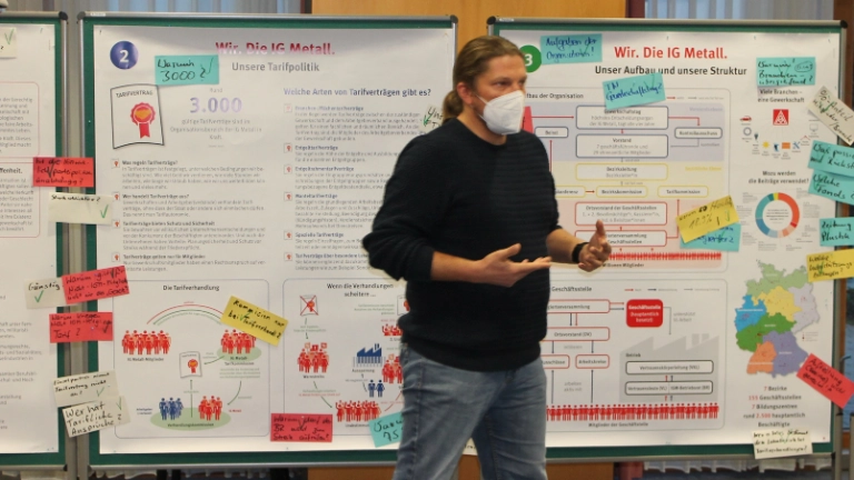 Unsere Referenten sind immer mit vollem Einsatz dabei!