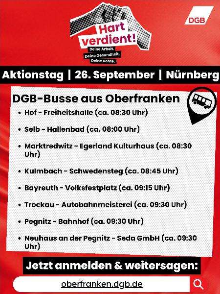 26.09.26 Abfahrtsorte & Abfahrtszeiten Ost